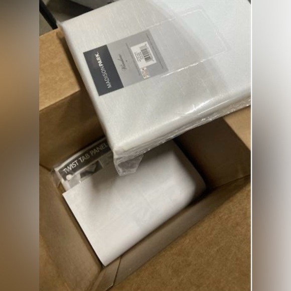 Madison Park Natalie Twist Tab Total Blackout Window Curtain Panel 50x84 4Panels - Picture 9 of 10